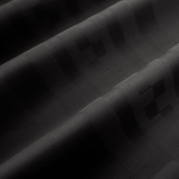 Bomuldssatin sengetøj CAPITAL 200x220 geometrisk mønster antracit