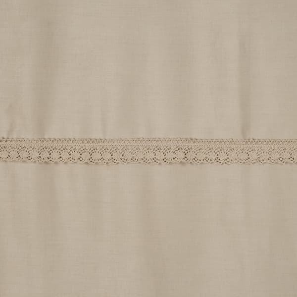 Satiini vuodevaatteet 160x200 RETRO Eurofirany beige pitsillä pakattuna laatikkoon