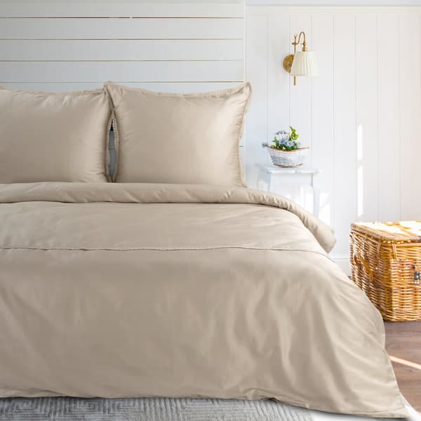 Satiini vuodevaatteet 160x200 RETRO Eurofirany beige pitsillä pakattuna laatikkoon