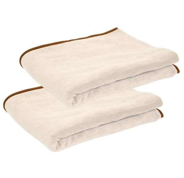 Super Quilt - Fleece Tæppe med Lynlås, Poncho Beige