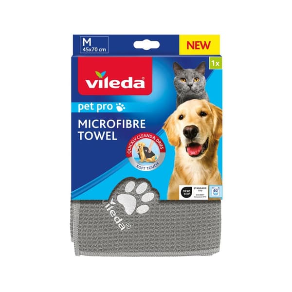 Vileda PET PRO M mikrokuituinen lemmikkipyyhe