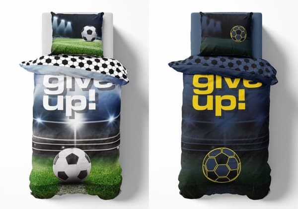 Sängkläder som lyser i mörkret 140x200 Lekplatsfotboll
