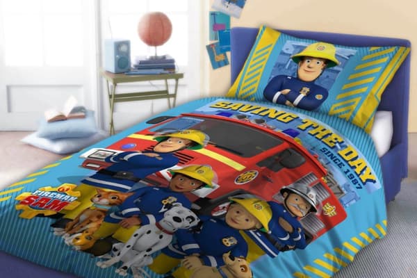 Babysängkläder 100x135 Brandman Sam
