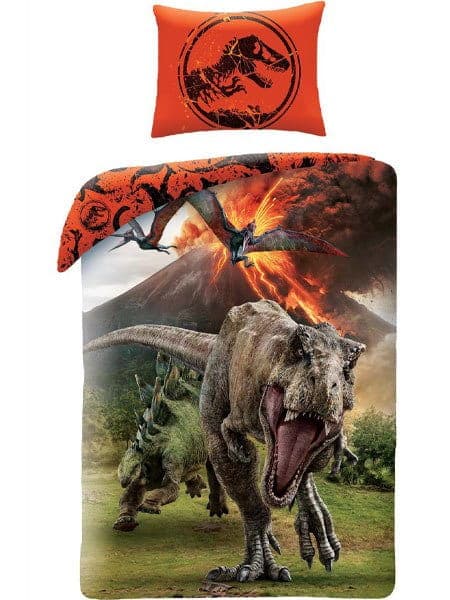Bomullssängkläder T-REX 160x200 Jurassic World Dominion