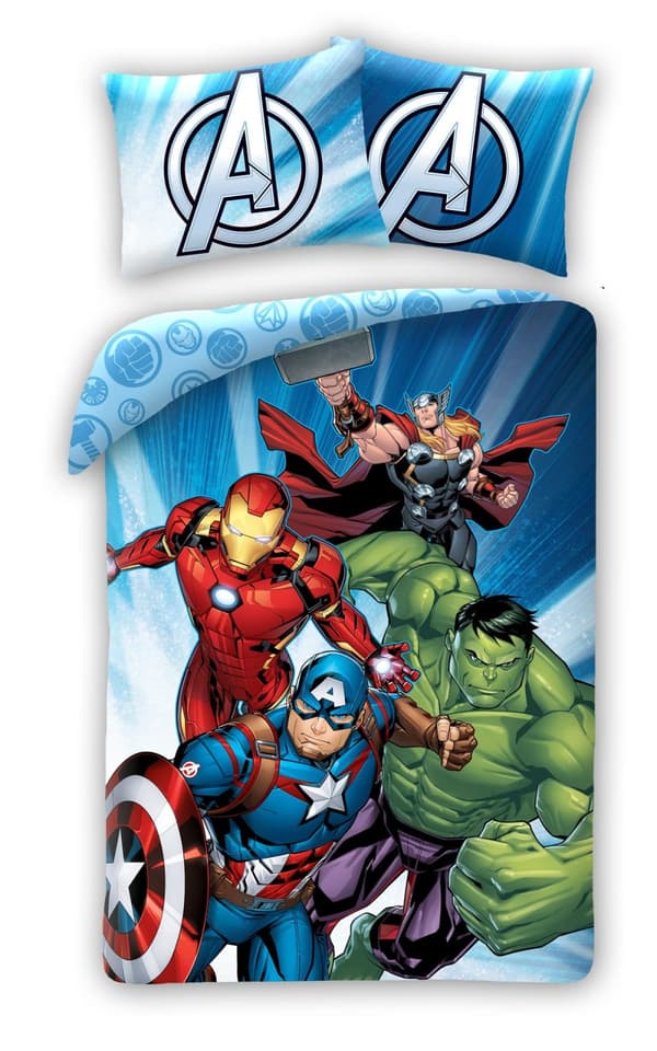 Barnsängkläder 140x200 AVANGERS Marvel