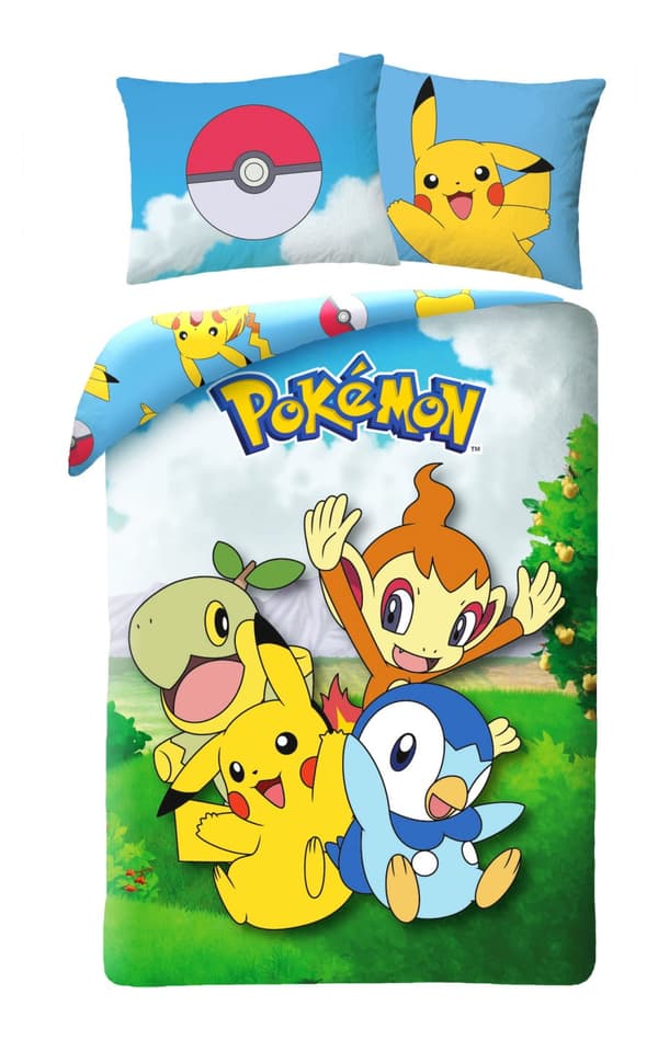 Bomuldssengetøj 140x200 Pokémon Pikachu