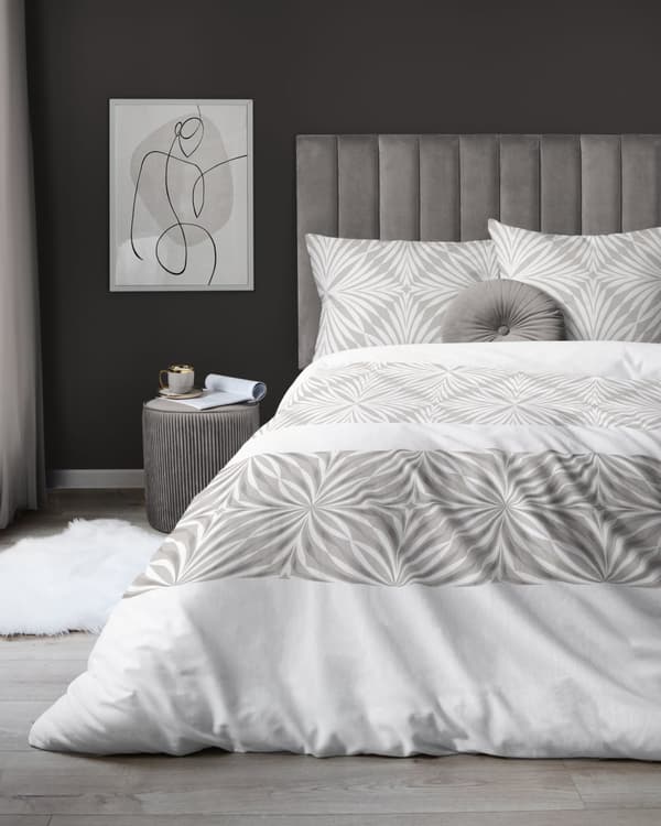Satin Sengetøj 160x200 Mosaik Ornamenter Ask