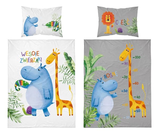 Babysängkläder 90x120 Safari BOMULL