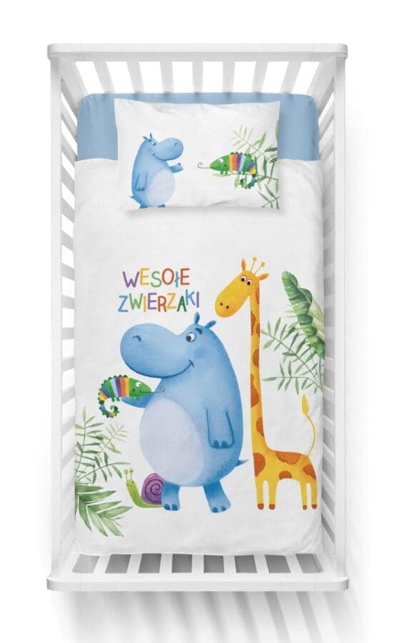 Babysängkläder 90x120 Safari BOMULL