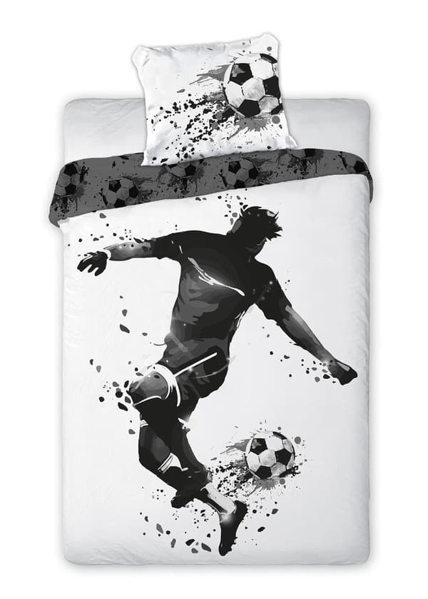 Barnsängkläder 140X200 Fotbollsspelare Fotboll
