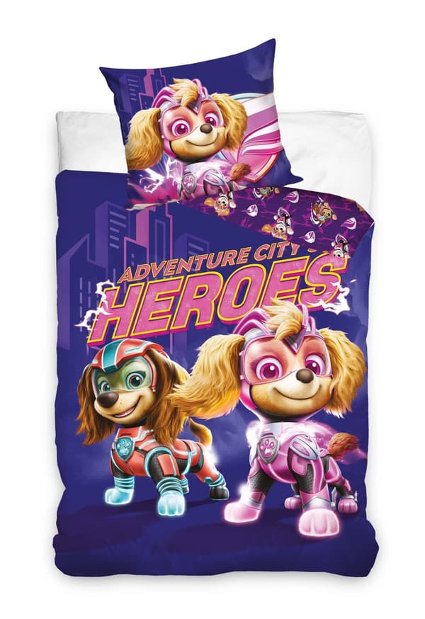 Børnesengetøj Paw Patrol 160x200 Hunde