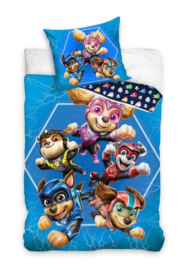 Barnsängkläder Paw Patrol 140x200 Hundar