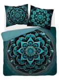 Pikkukuva 1 / 7: Hollantilainen vuodevaate 220x200 Mandala turkoosi koriste Hollanti