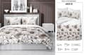 Miniatyrbillede 4 af 8: Satin Sengetøj 160x200 Blomster Beige