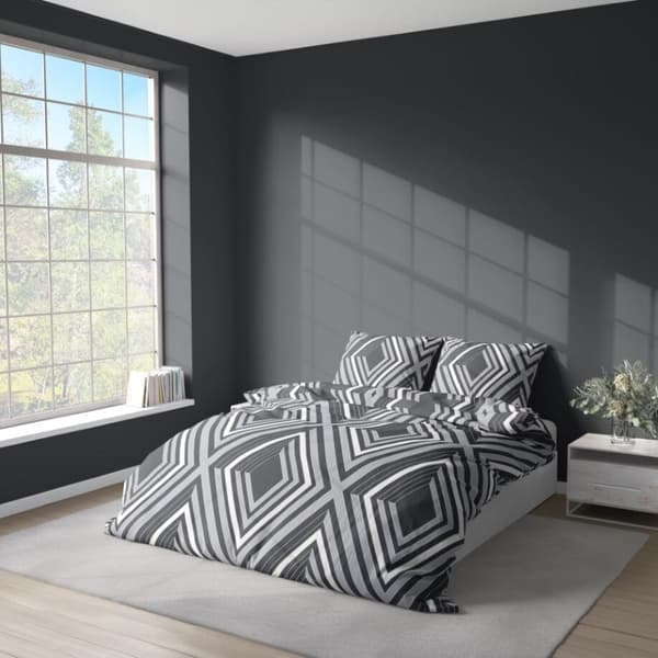 Sängkläder 220x200 Satin Microfiber Ash Grey