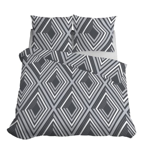 Sängkläder 220x200 Satin Microfiber Ash Grey