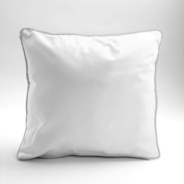 Ren bomull Makosatin sängkläder 140x200 Vit Premium