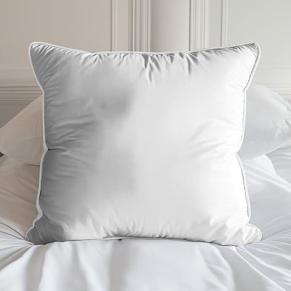 Ren bomull Makosatin sängkläder 140x200 Vit Premium