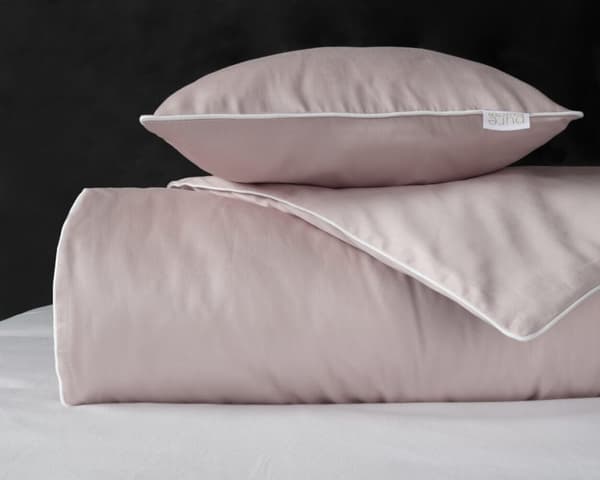Puhdaspuuvillainen Makosatin-vuodevaate 160x200 Pink Powder Premium