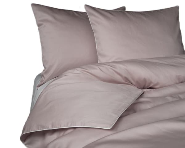Puhdaspuuvillainen Makosatin-vuodevaate 160x200 Pink Powder Premium