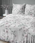 Miniatyrbillede 3 af 6: Satin Sengetøj 220x200 Blomster Mint Pink