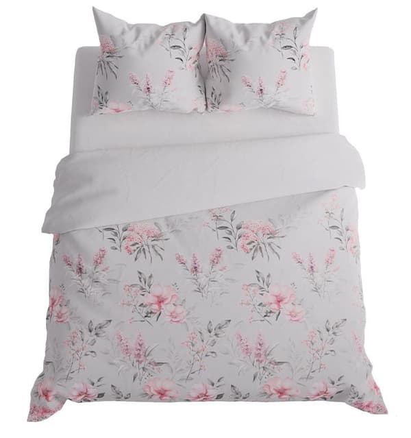 Sengetøj 220x200 Bomuldssatin Azalea Blomster