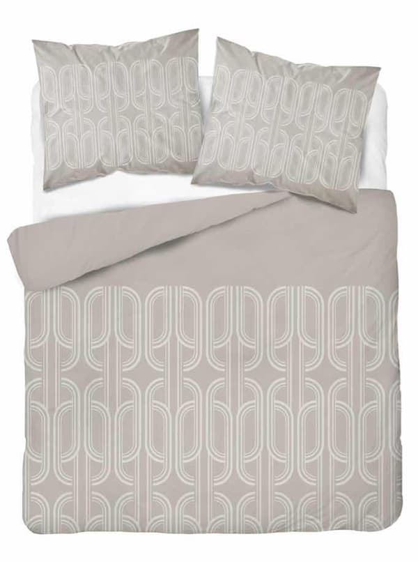 Sengetøj Flannel 220x200 Ornament Beige