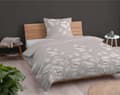 Pikkukuva 2 / 2: Flanelli-vuodevaate 140x200 Kukat Vaalea Beige