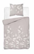 Pikkukuva 1 / 2: Flanelli-vuodevaate 140x200 Kukat Vaalea Beige