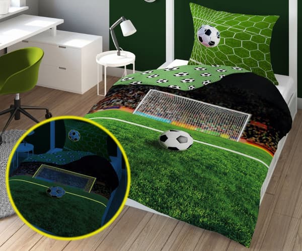 Sängkläder LEKPLATS som lyser i mörkret 160x200