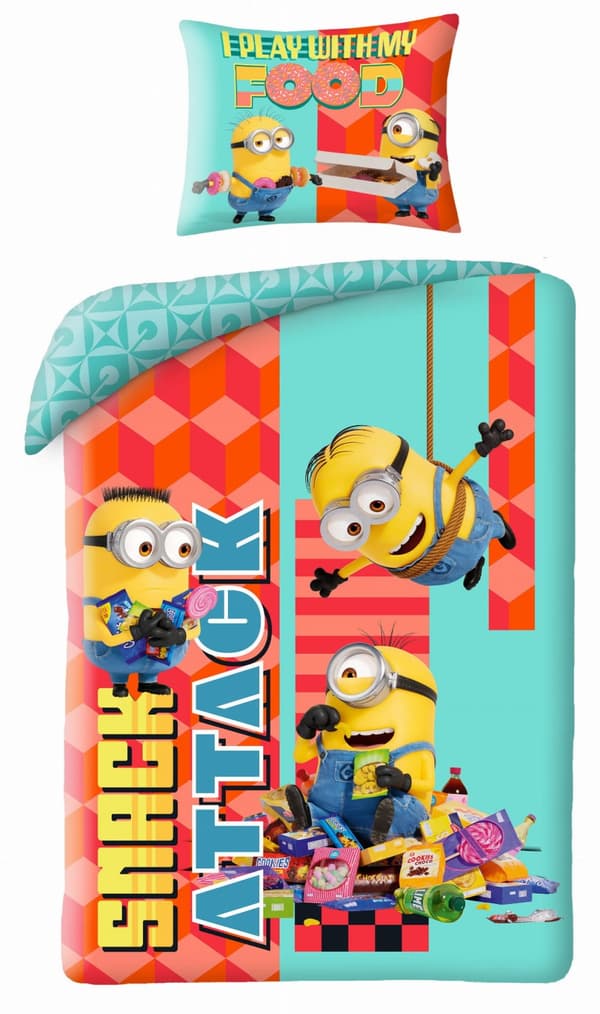 Barnsängkläder 140X200 Minions Mikrofiber