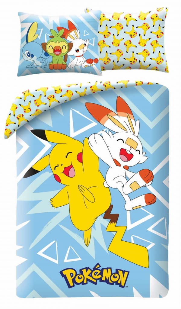 Barnsängkläder 140X200 Pokemon Pikachu Mikrofiber