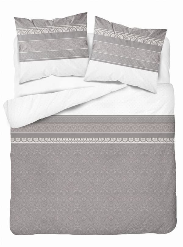 Sängkläder Satin 180x200 Ornament Beige