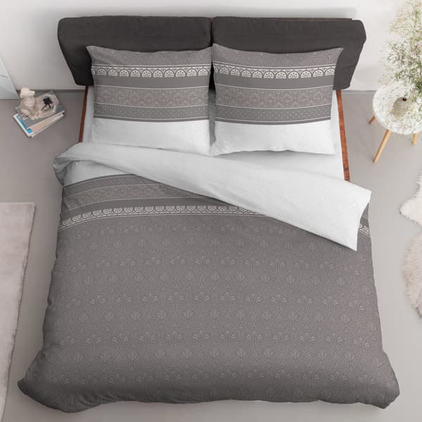 Sängkläder Satin 180x200 Ornament Beige