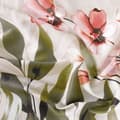 Miniatyrbild 7 av 7: Sängkläder 220x200 Bomullssatin Paradis Blommor Löv Grön