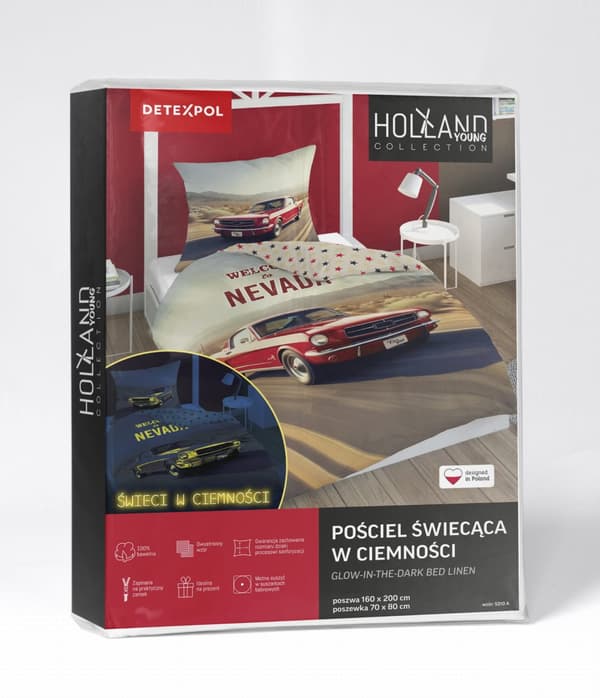 Pimeässä hohtava vuodevaate 140x200 Tervetuloa Nevadaan