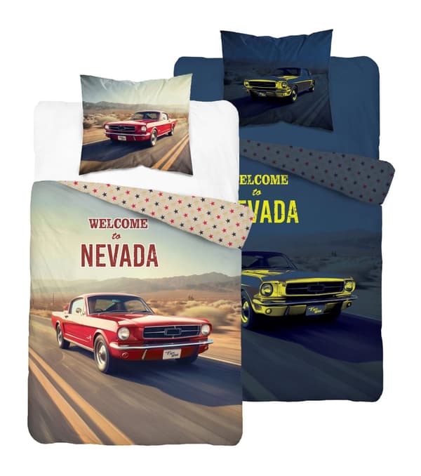 Pimeässä hohtava vuodevaate 140x200 Tervetuloa Nevadaan