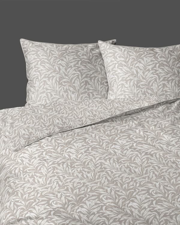 Pussilakana 160x200 La Perkale Perkal terereillä Kukkakuvioinen niittybeige Premium Cotton