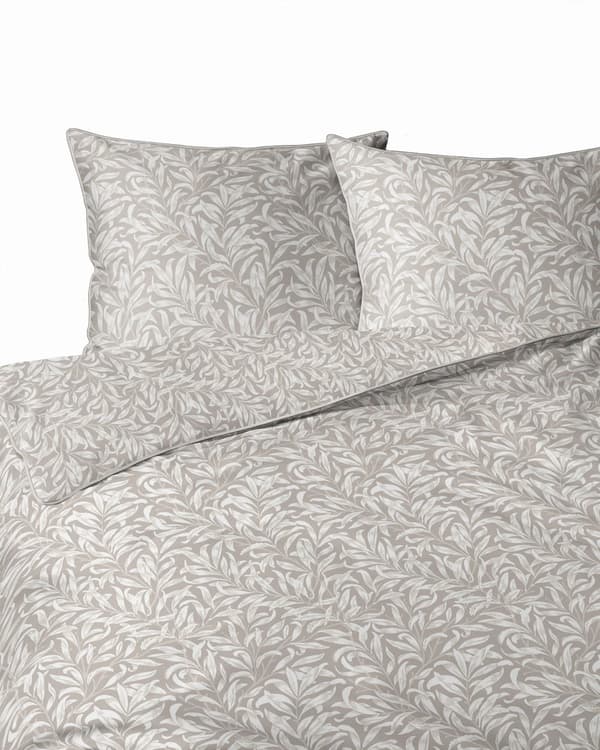 Pussilakana 160x200 La Perkale Perkal terereillä Kukkakuvioinen niittybeige Premium Cotton