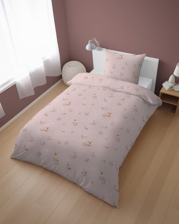 Barnsängkläder 160x200 Pomeranian miniatyrspitz XOXO Dreams