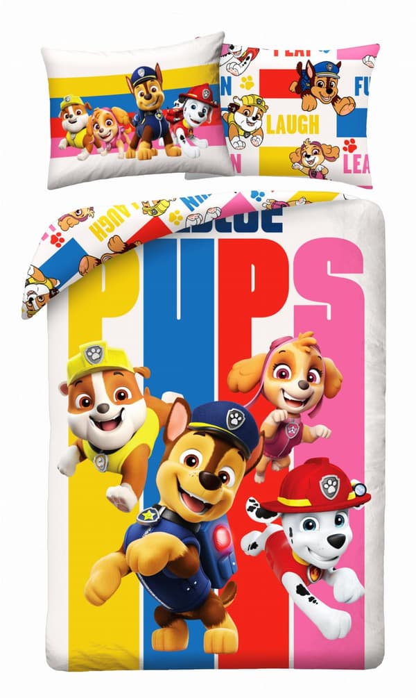 Barnsängkläder Paw Patrol 140x200 Hundar