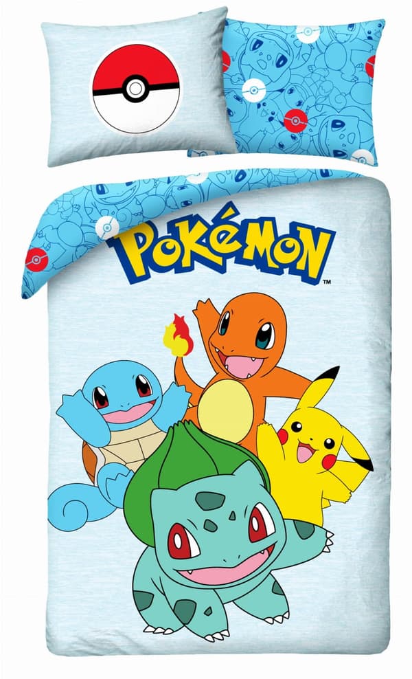 Bomullssängkläder 140x200 Pokémon Pikachu Bomull