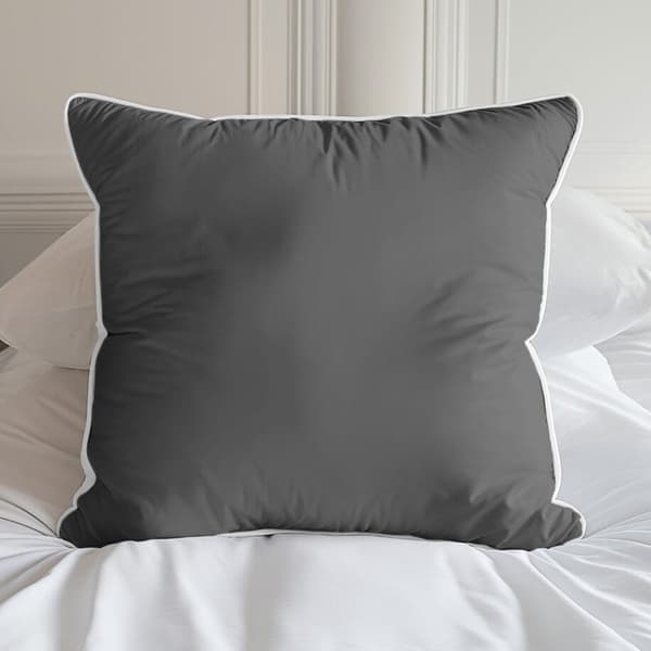Ren bomull Makosatin sängkläder 180x200 C. Grå Premium