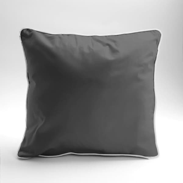 Ren bomull Makosatin sängkläder 180x200 C. Grå Premium