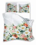 Miniatyrbild 1 av 7: Satinsängkläder 140x200 Digitaltryckt Nobile Flowers Flerfärgad Blomsteräng