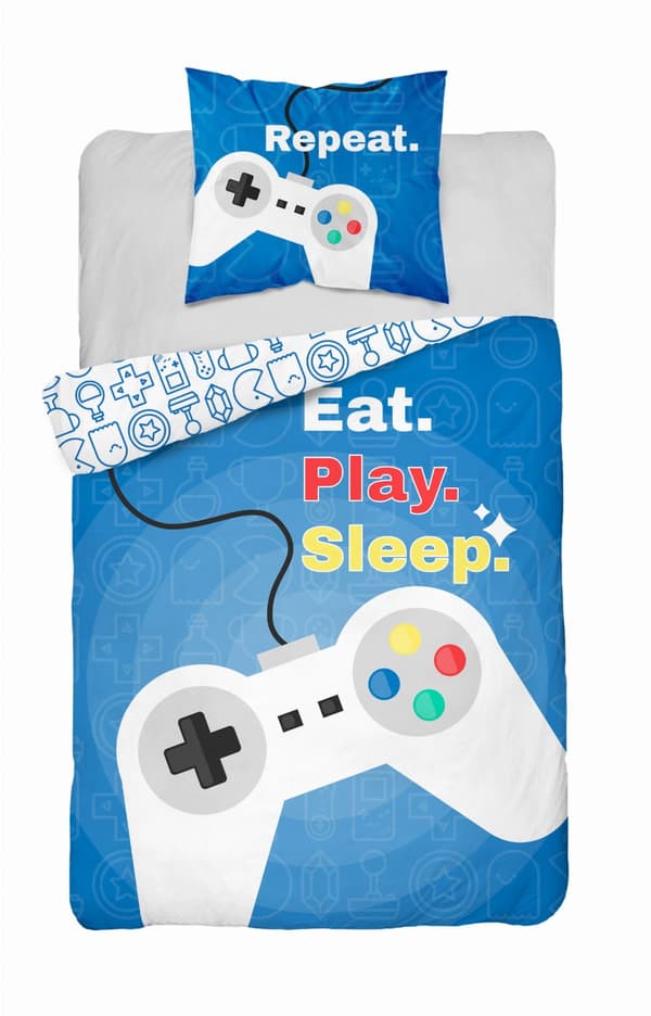 GAMER ungdomssängkläder 140x200 för en gamer