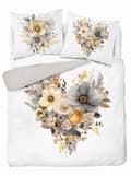 Miniatyrbild 1 av 5: Holländskt sängkläder 160x200 blommor Färgglatt holländskt hjärta i blommor