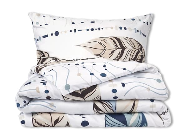 Satin Sengetøj 160x200 EKSKLUSIVT Forårsfjer
