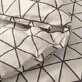 Miniatyrbild 5 av 8: Satinsängkläder 160x200 EXKLUSIVT Geometriskt i beige nyanser Vår