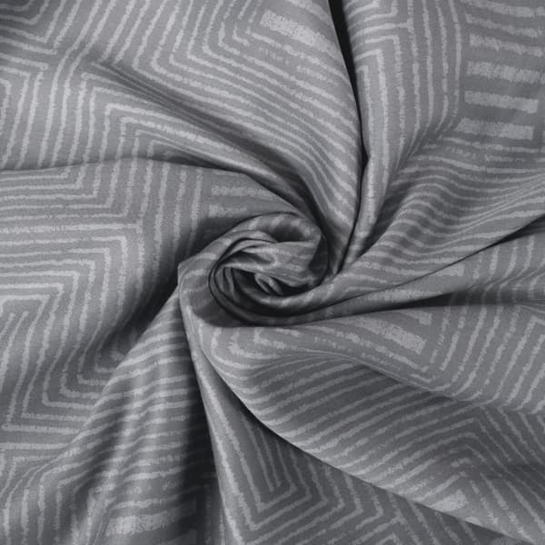 Satin Sengetøj 160x200 EKSKLUSIV Askegrå